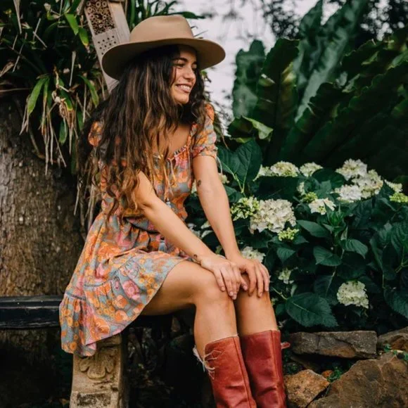 NINE LIVES BAZAAR retro-inspired 'Sadie Mini Dress' in Opal RARE! - Picture 4 of 4